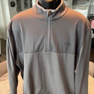 Callaway - Golf Pullover - 1/4 Zip - Gray - XXXL